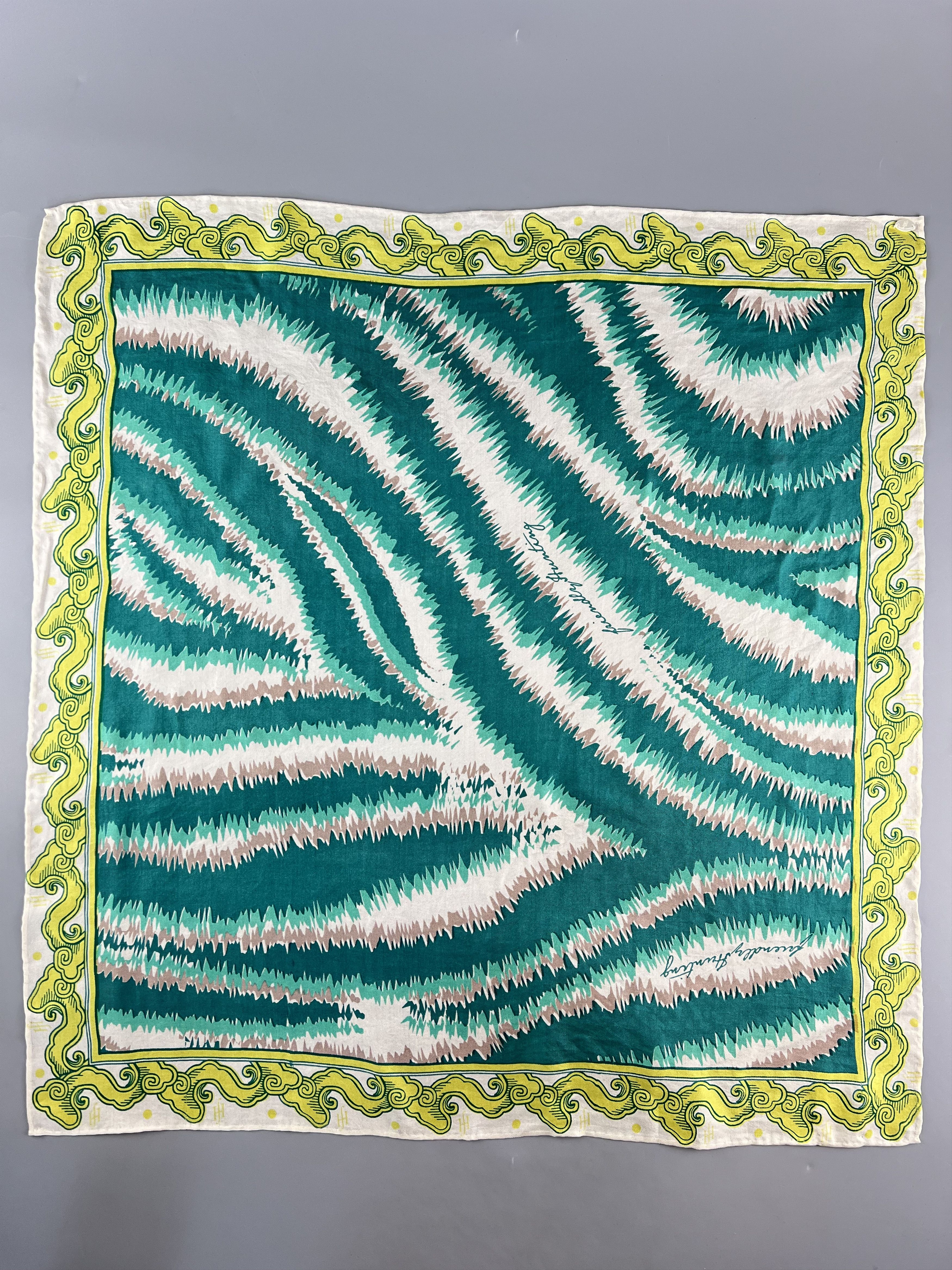 Designer × SikSilk Friendly Hunting 100% Silk Scarf Size ONE SIZE - 1 Thumbnail