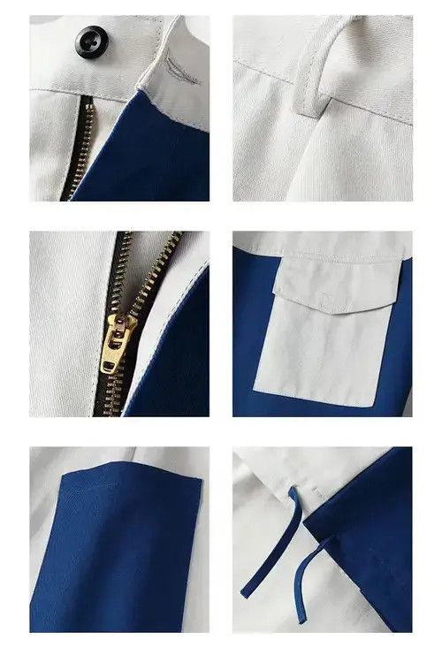 Jean 2019A/W Simple Blue Japan White Patchwork Track Pants Size US 32 / EU 48 - 4 Thumbnail
