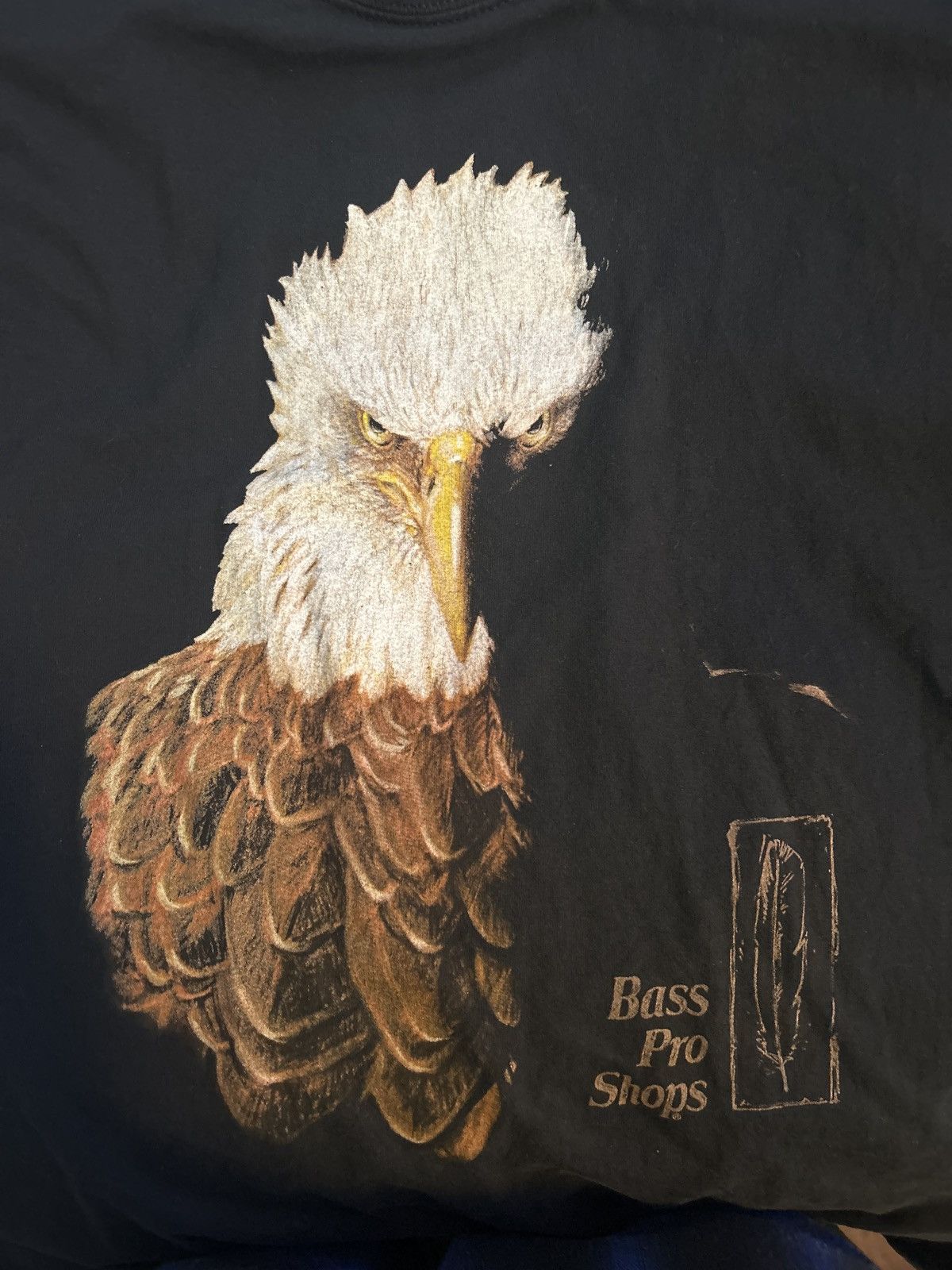 Bass Pro Shops Bad ass eagle tee Size US XL / EU 56 / 4 - 2 Thumbnail