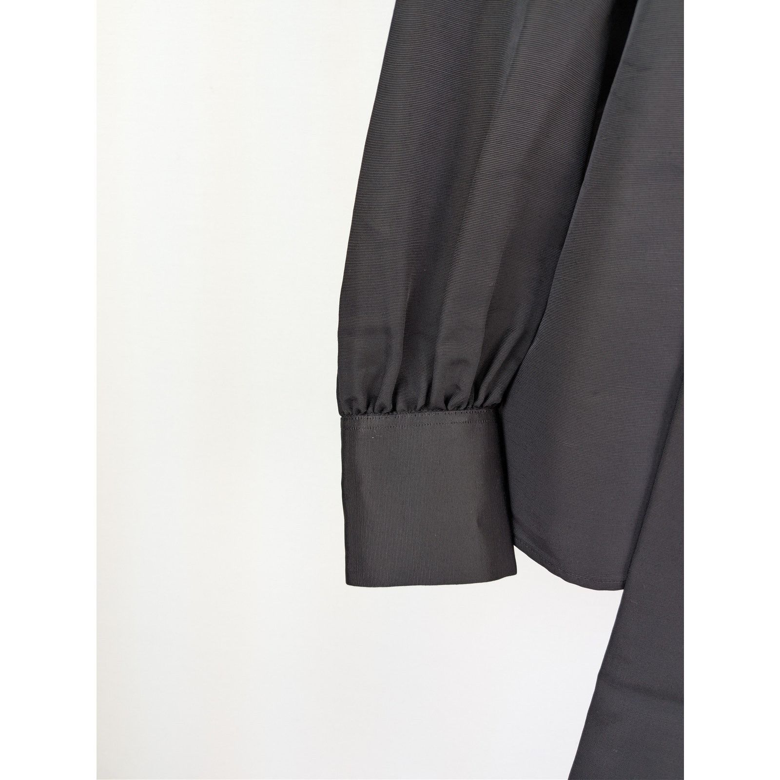 Saint Laurent Paris o1rshd1 Lavallière-Neck blouse Shirt in Black Size US M / EU 48-50 / 2 - 5 Thumbnail