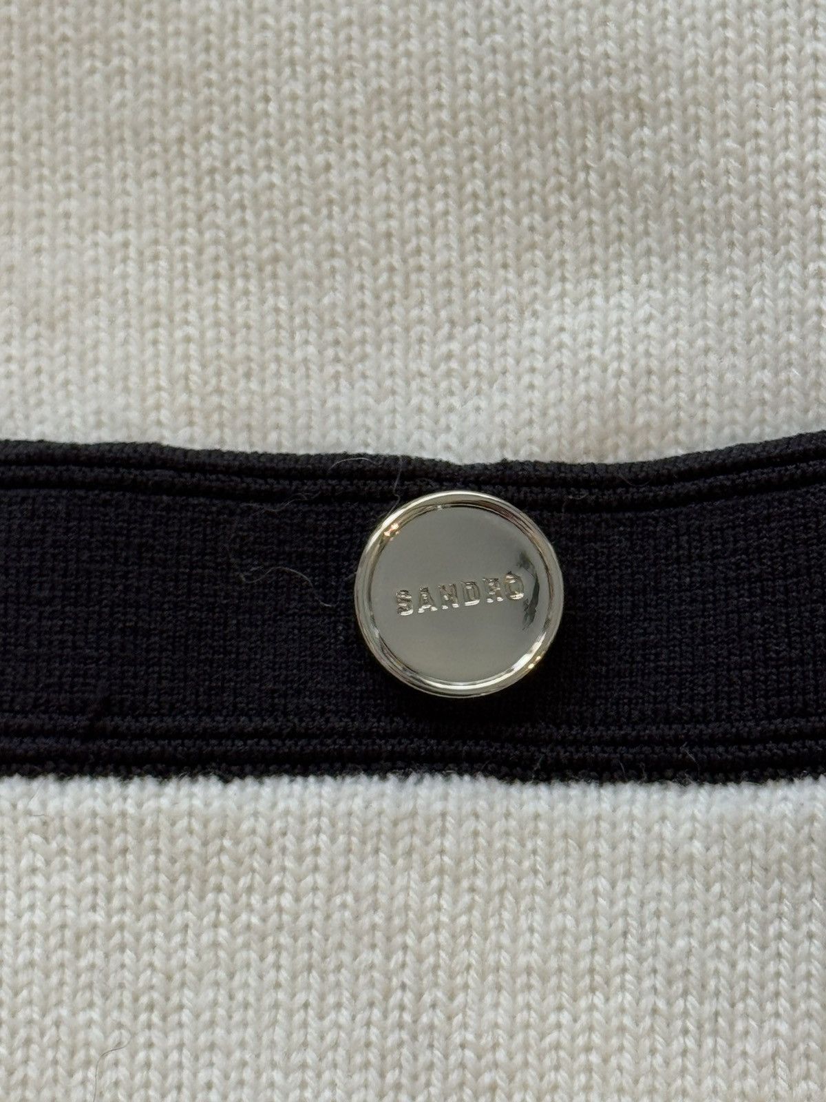 Designer × Sandro Sandro oldmoney style wool + cashmere blend sweater Size S / US 4 / IT 40 - 8 Thumbnail