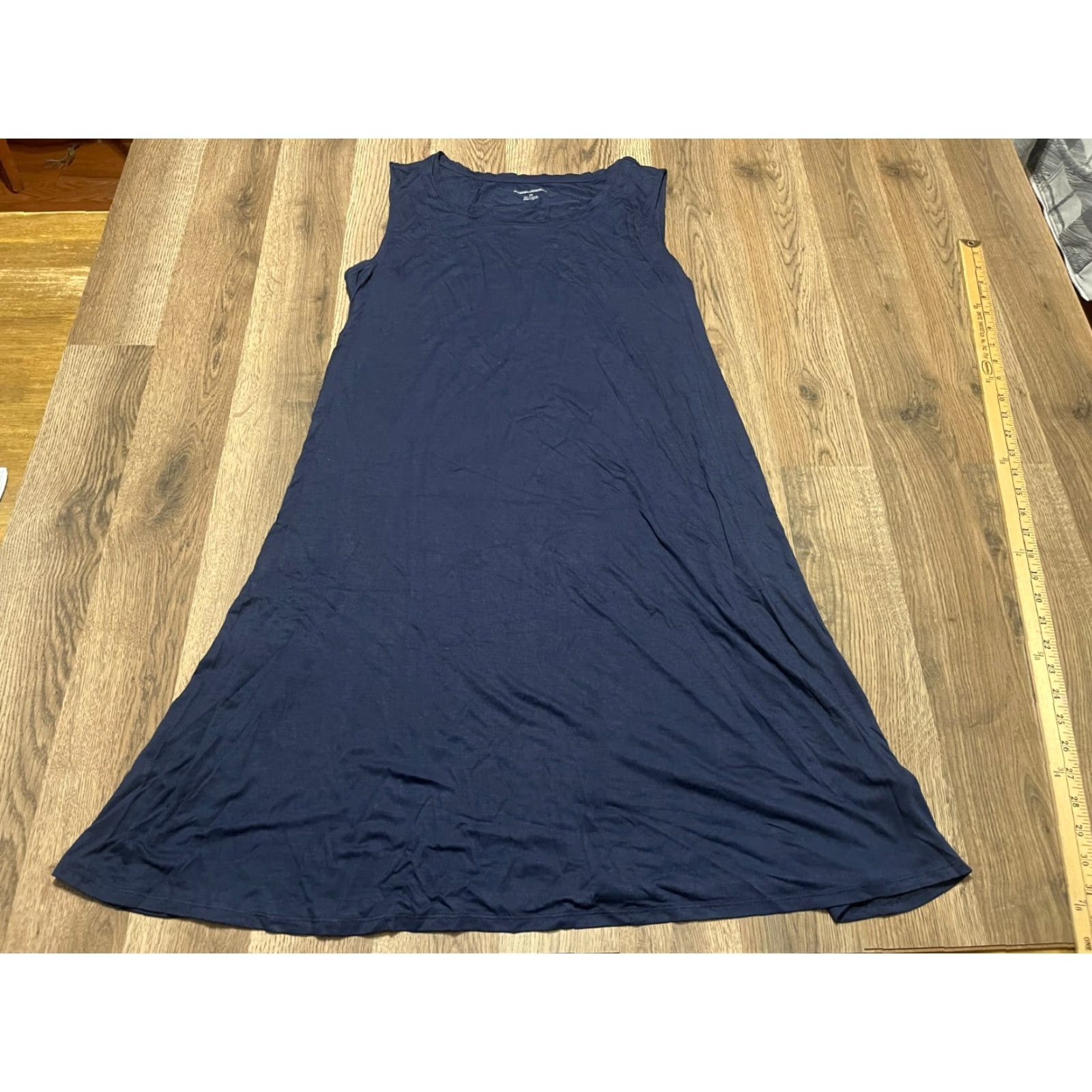 Essentials Amazon Essentials Dress Women's 2X Navy Sleeveless A-Line Short Pullover Casual Summer Spring Fall Blue Size XXL / US 16-18 / IT 52-54 - 2 Thumbnail