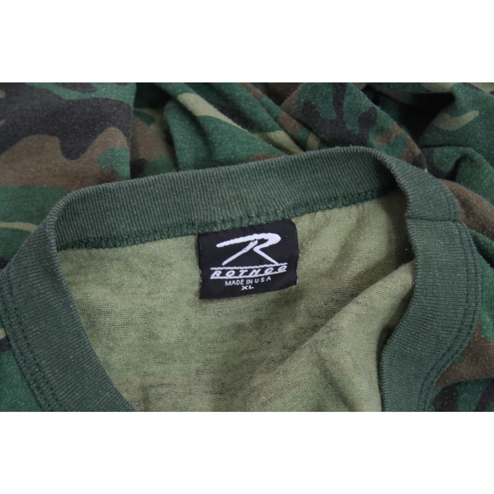Rothco × Vintage Vintage Confederate Mudneck Camo XL Shirt Single Stitch Size US XL / EU 56 / 4 - 8 Thumbnail