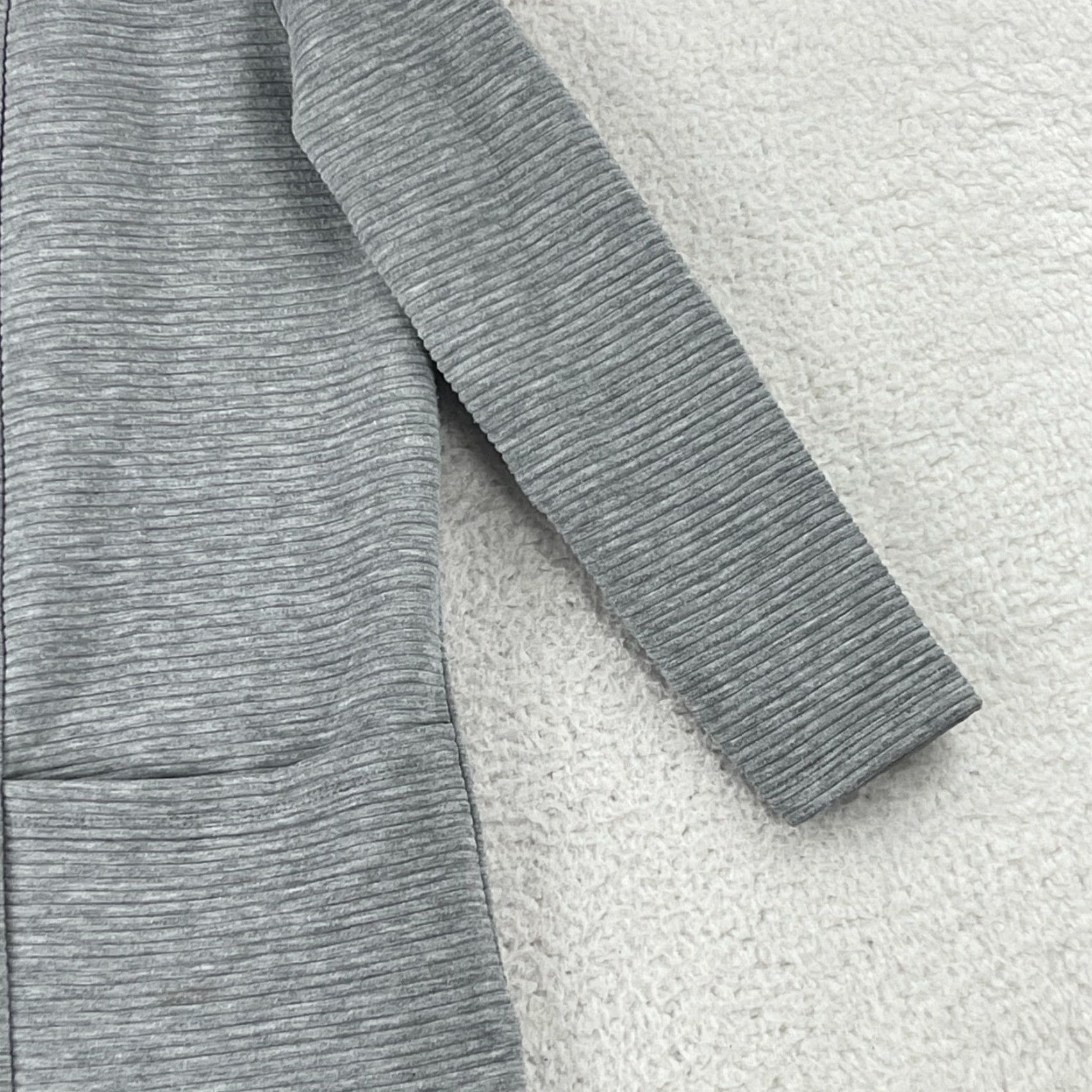 Vintage Jacqueline de Yong Cardigan Womens Medium Gray Open Front Long Sleeve Ribbed New Size M / US 6-8 / IT 42-44 - 4 Thumbnail