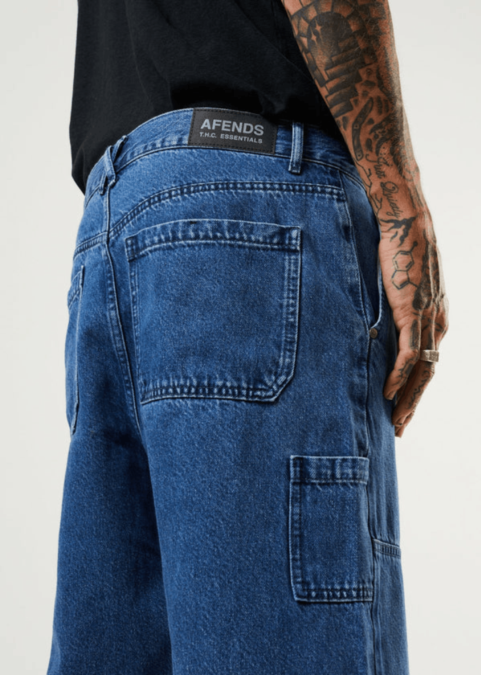 Afends BNWT Afends - Richmond - Hemp Denim Baggy Workwear Jeans Size US 28 / EU 44 - 4 Thumbnail