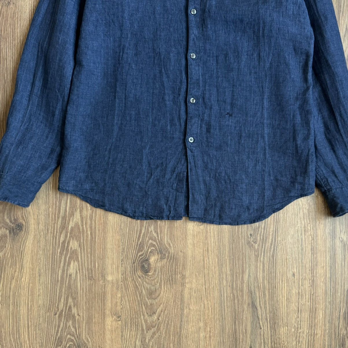 Diesel Diesel Button Up Linen Shirt Men’s XL Blue Size US XL / EU 56 / 4 - 3 Thumbnail