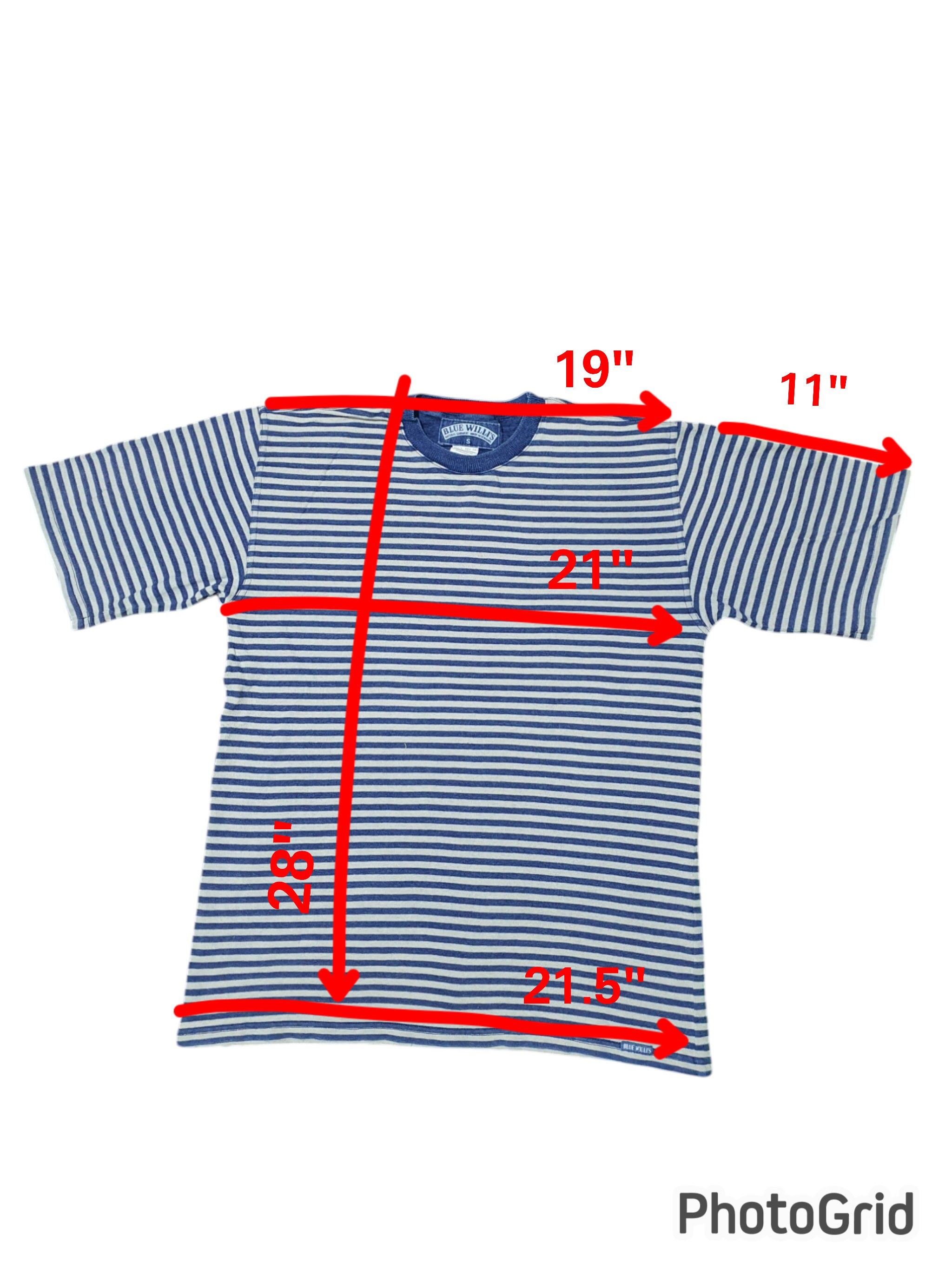 Other BLUE WILLIS DENMARK 21/28 HEAVY COTTON T-SHIRT Size US S / EU 44-46 / 1 - 8 Thumbnail