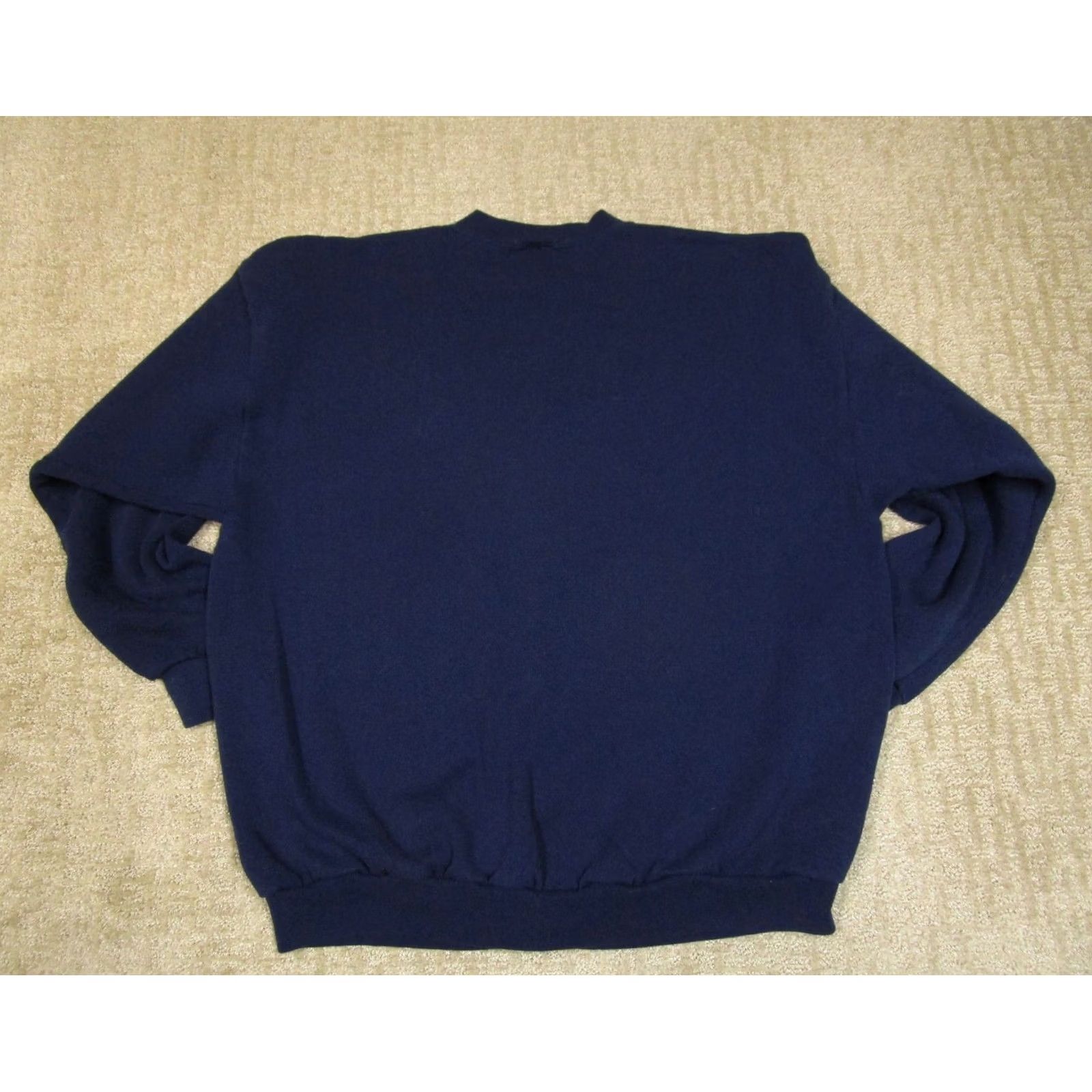Velva Sheen VINTAGE Velva Sheen Sweatshirt Men XL Blue Bald Eagle USA 80s Graphic Print Crew Neck Pullover City Music Patriotic USA Boys/Girls Mens Womens Size US XL / EU 56 / 4 - 3 Thumbnail