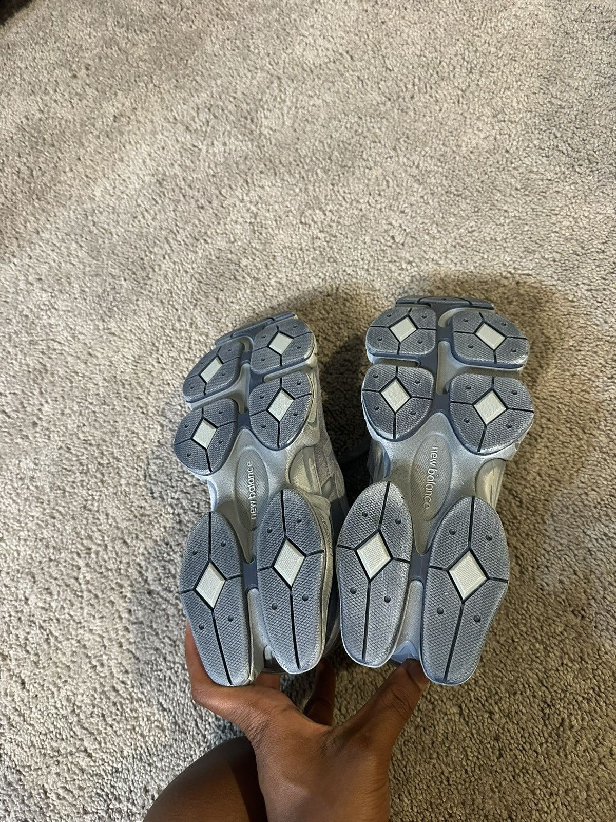 image of New Balance 9060 Magnet Shoes in Grey, Men's (Size 7)