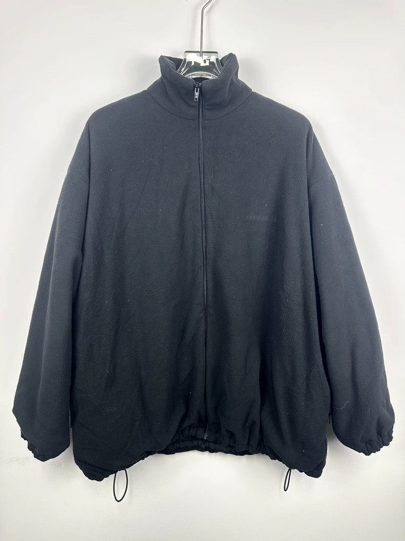 Balenciaga Balenciaga Polar fleece back logo black zip jacket 2502-Nex Size US S / EU 44-46 / 1 - 1 Thumbnail