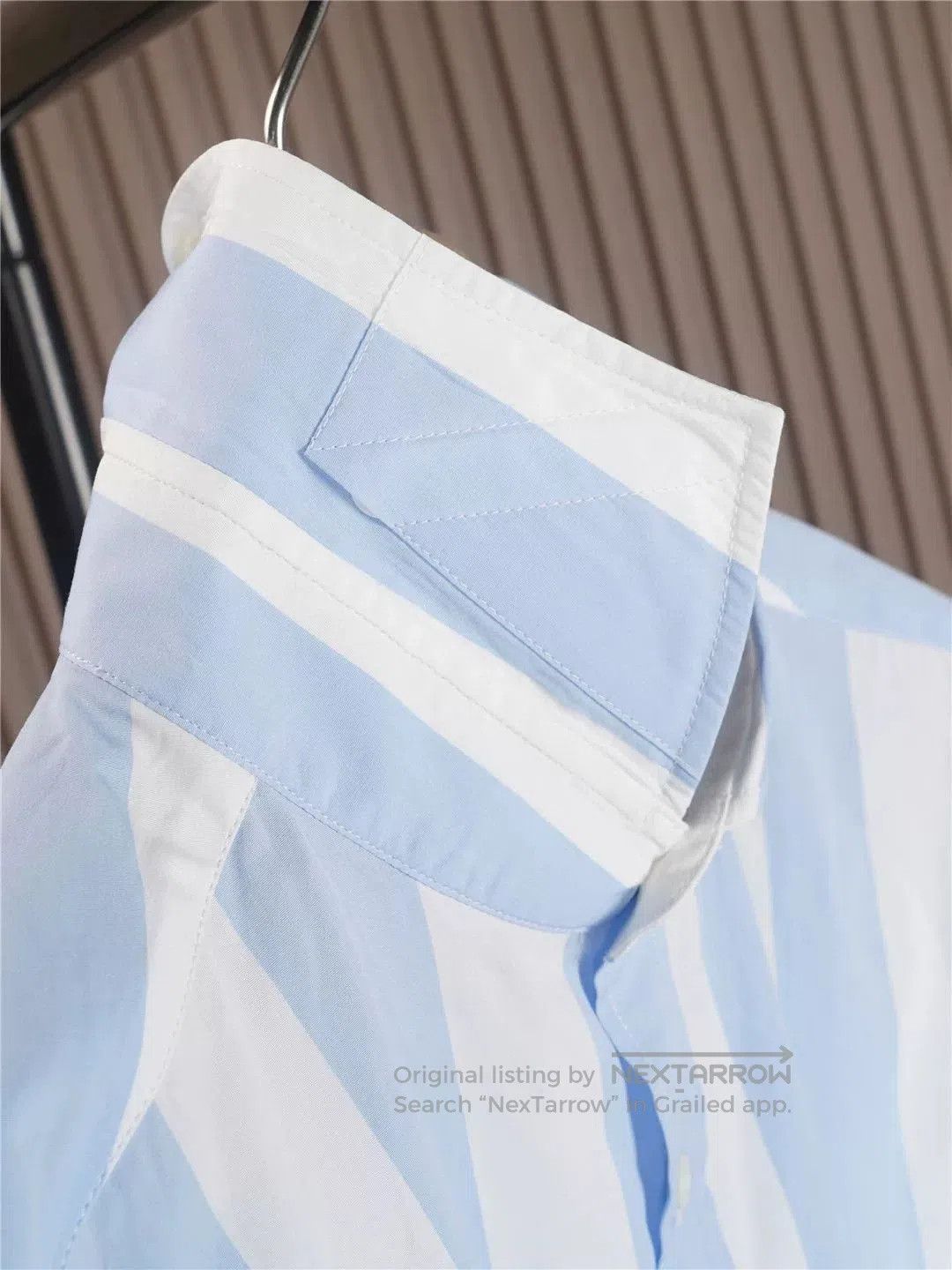 Brunello Cucinelli Brunello Cucinelli Striped Dress Shirt. Size US XS / EU 42 / 0 - 5 Thumbnail