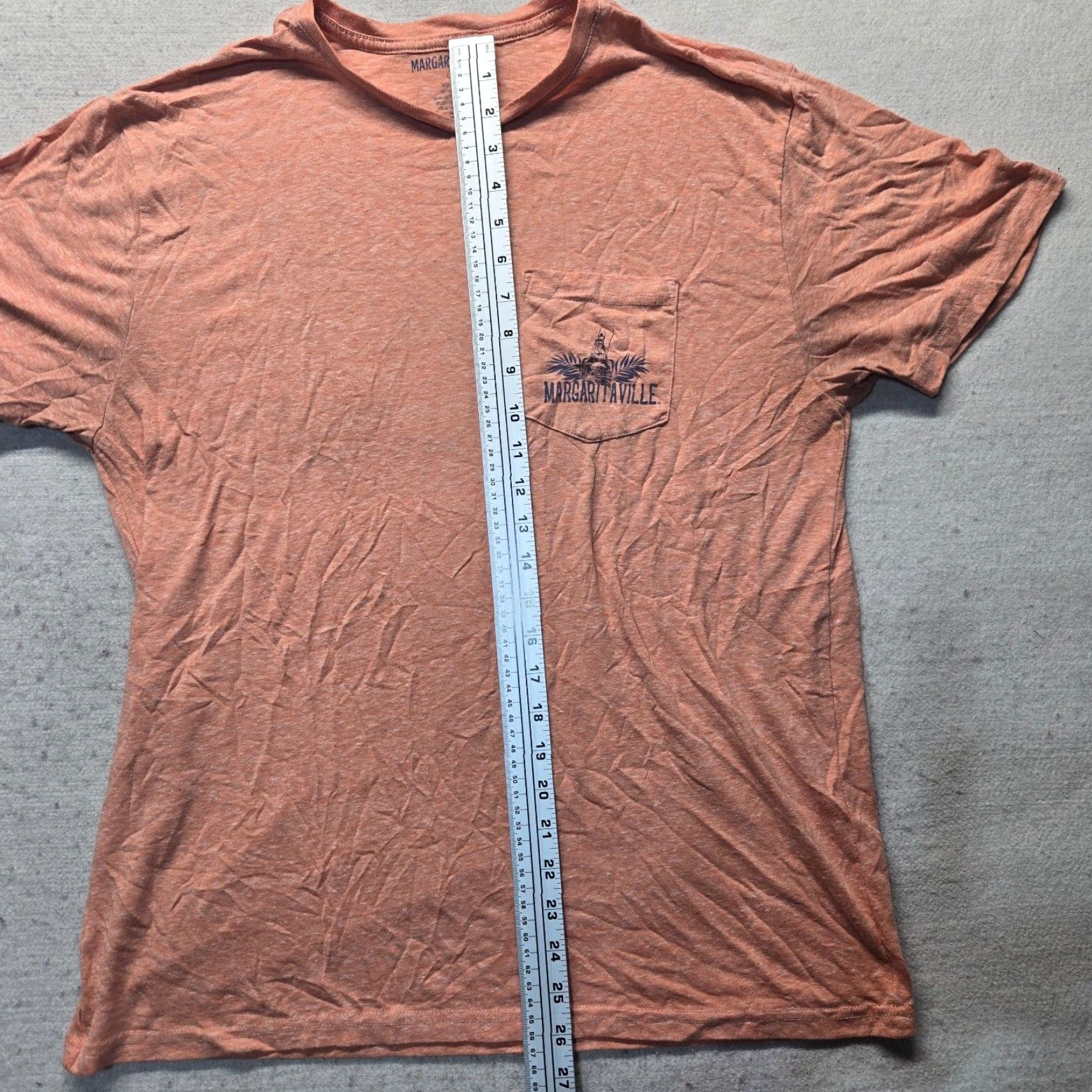 Vintage Margaritaville Shirt T-Shirt Men L Peach Pocket Grand Slam Fishing Tournament Adult Mens 90s Beach Fish Size US L / EU 52-54 / 3 - 6 Thumbnail