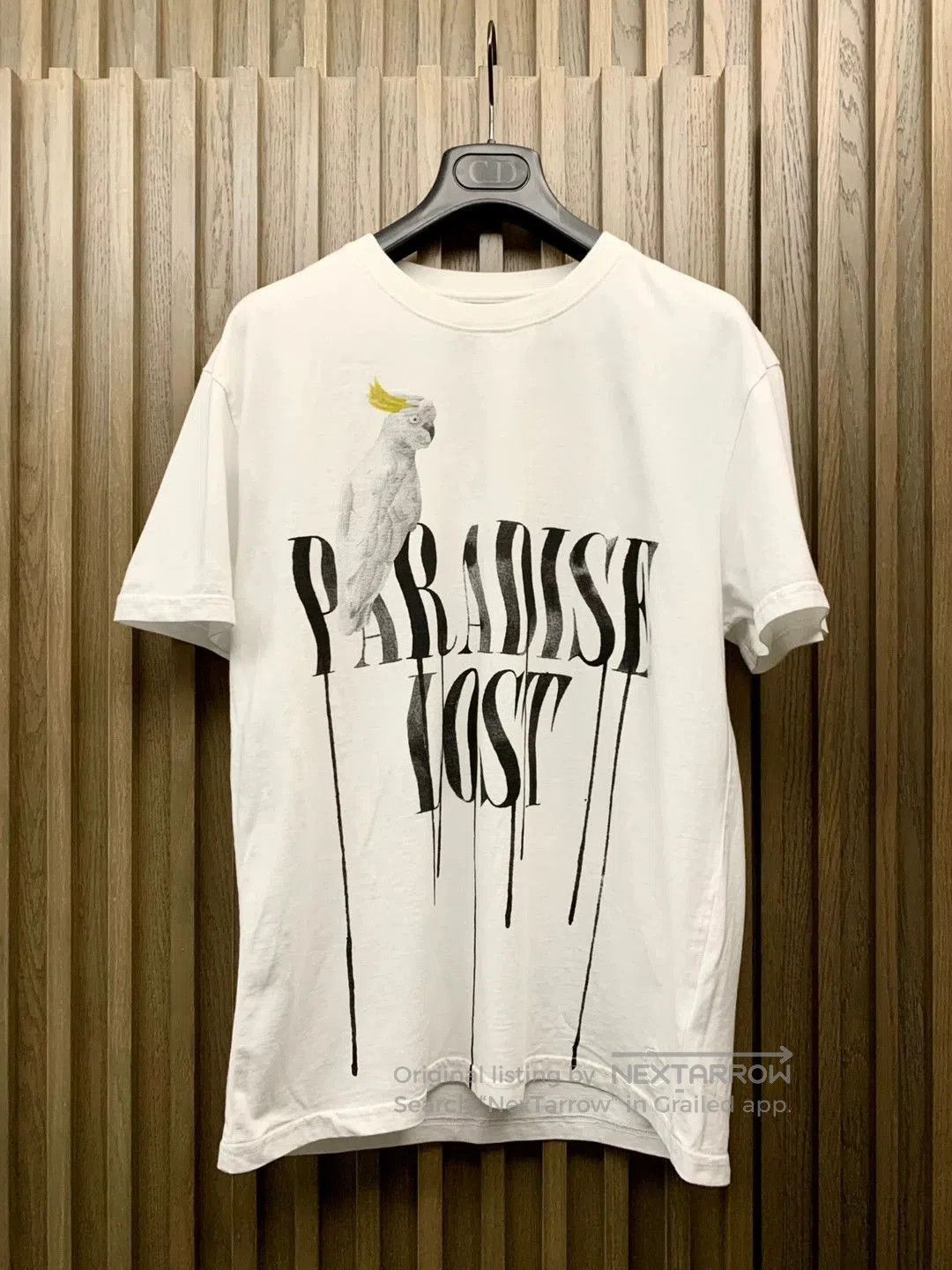 Alchemist White Parrot Paradise Lost Print Short Sleeve Tee. Size US XS / EU 42 / 0 - 1 Thumbnail