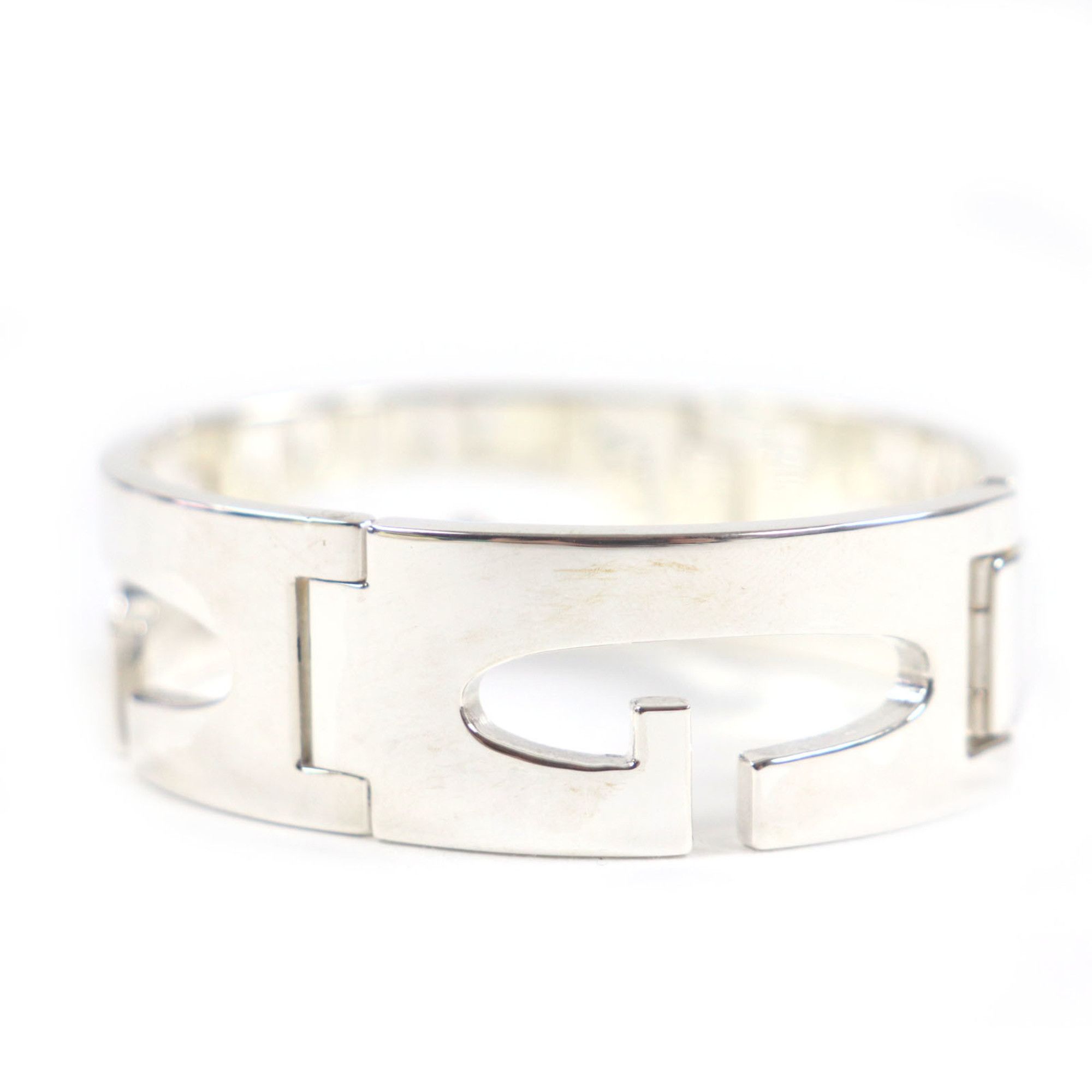Gucci GUCCI Vintage Heavy Bracelet, 925 Silver, Tom Ford Era, Made in Italy, Weight 83.8g, Men's, Box and Dust Bag Included Size ONE SIZE - 1 Thumbnail