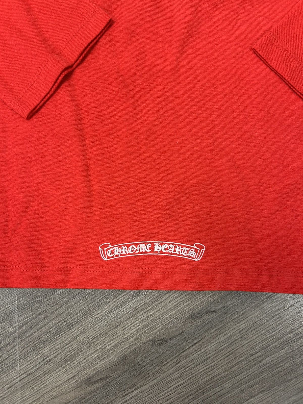 Chrome Hearts Chrome Hearts Roller Skate Horse Shoe Jersey L/S t-shirt red Size S / US 4 / IT 40 - 5 Thumbnail