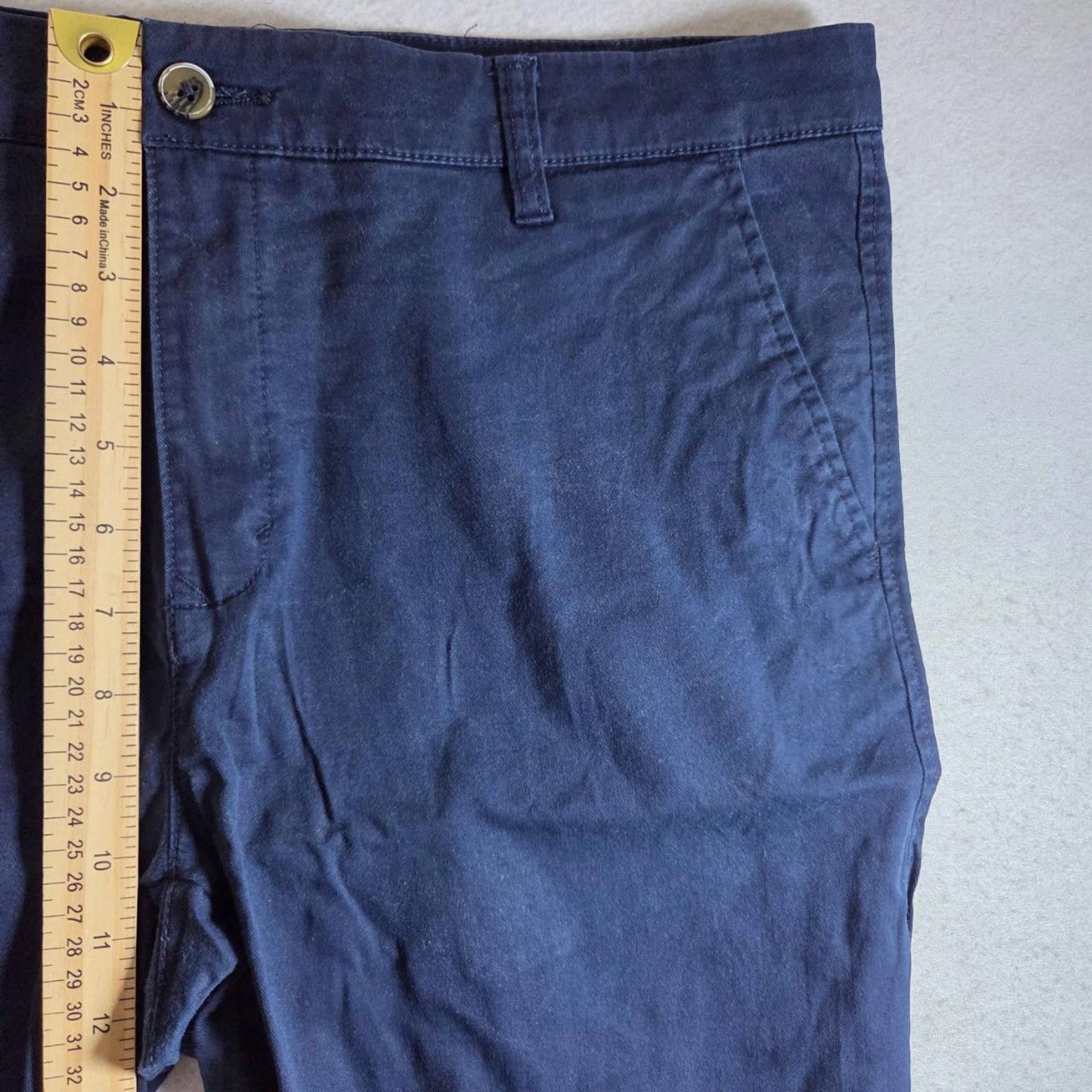 Other IKE By Ike Behar Mens Chino Pants Size 36x32 Dark Blue Size US 36 / EU 52 - 11 Thumbnail
