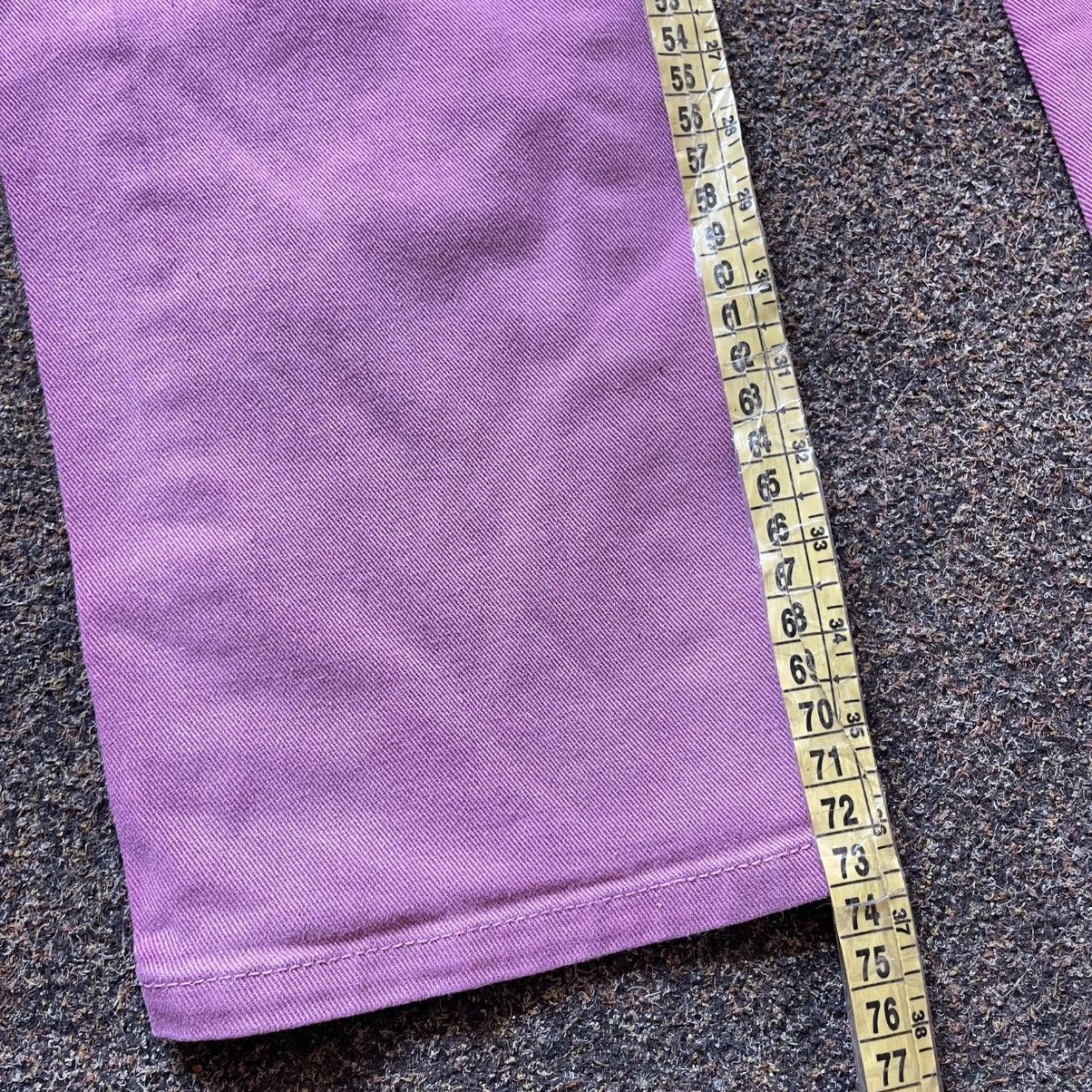 Vintage Vintage Y2K Miss Sixty Baggy Pink Pants Skater Distressed 31 Size 31" - 9 Thumbnail
