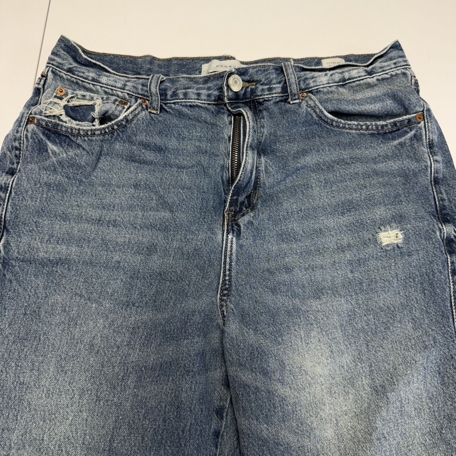 Pacsun Pacsun Extreme Baggy Jeans Mens Blue Denim Relaxed Fit Size US 34 / EU 50 - 4 Thumbnail