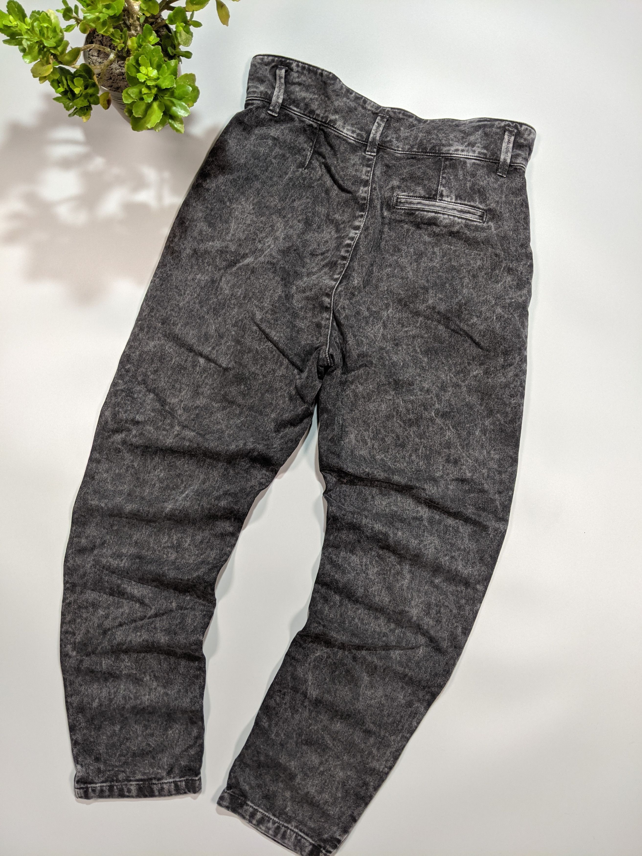Japanese Brand × Sezane SEZANE Womens Boyfriend Jeans W31 L27 Acid Wash Gray Pants Size 27" / US 4 / IT 40 - 5 Thumbnail