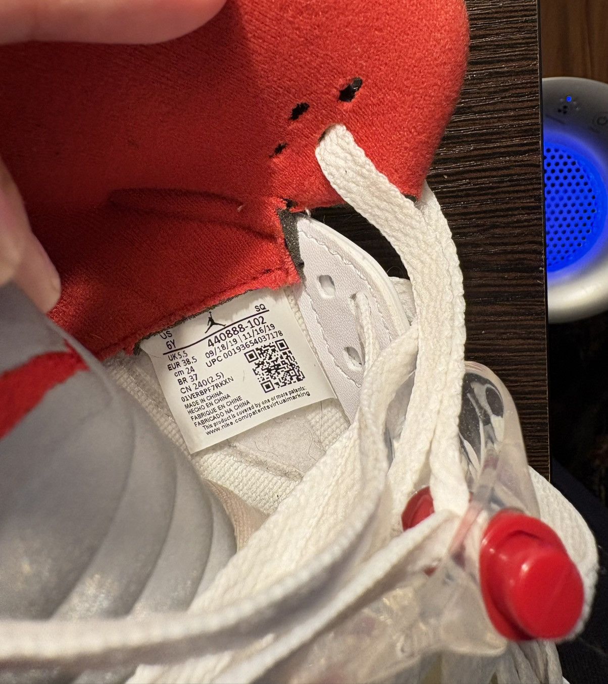 Jordan Brand True white/ fire red-black Air Jordan 5 Retro (GS) Size US 6 / EU 39 - 9 Thumbnail