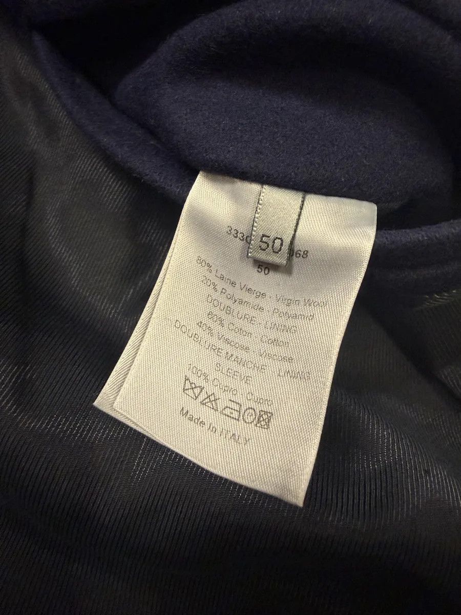 Dior 2000s Dior Navy Wool Classy Light Pea Coat Size US M / EU 48-50 / 2 - 11 Thumbnail