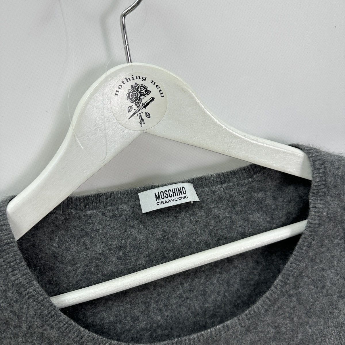 Moschino Vintage 00s Moschino Cheap and chic Kitten cashmere sweater Size XS / US 0-2 / IT 36-38 - 5 Thumbnail