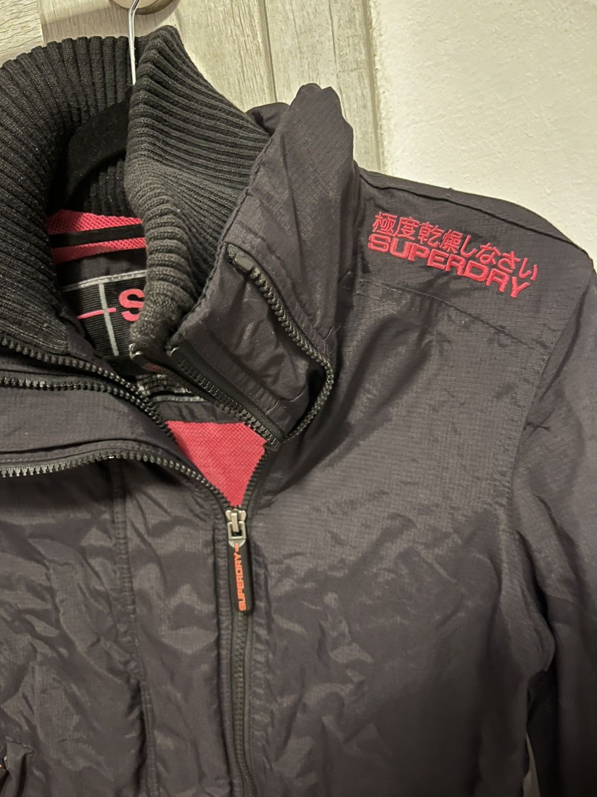 Superdry vintage superdry japan 3 zipper jacket black with cuffs Size S / US 4 / IT 40 - 3 Thumbnail