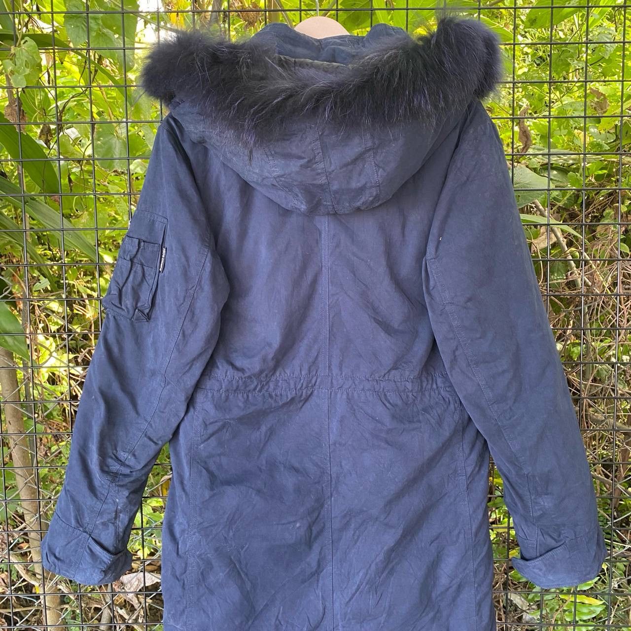 BUFFALO BOBS × Furla × Vintage Vintage Buffalo Bobs Faux Fur Fishtail Hoodie Long Jacket Size US M / EU 48-50 / 2 - 9 Thumbnail