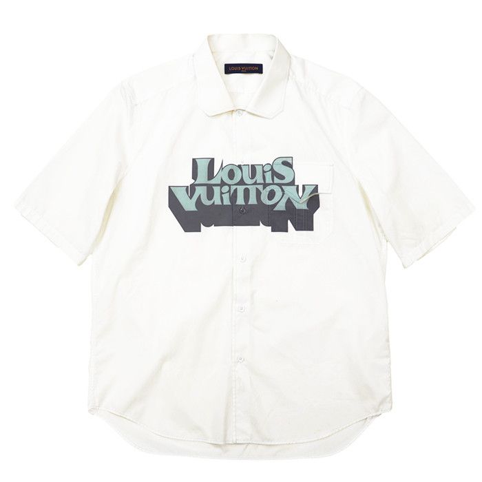 Louis Vuitton Louis Vuitton Louis Vuitton Cotton Blend Shirt Textile Tops DUTY FREE for USA Size ONE SIZE - 1 Thumbnail