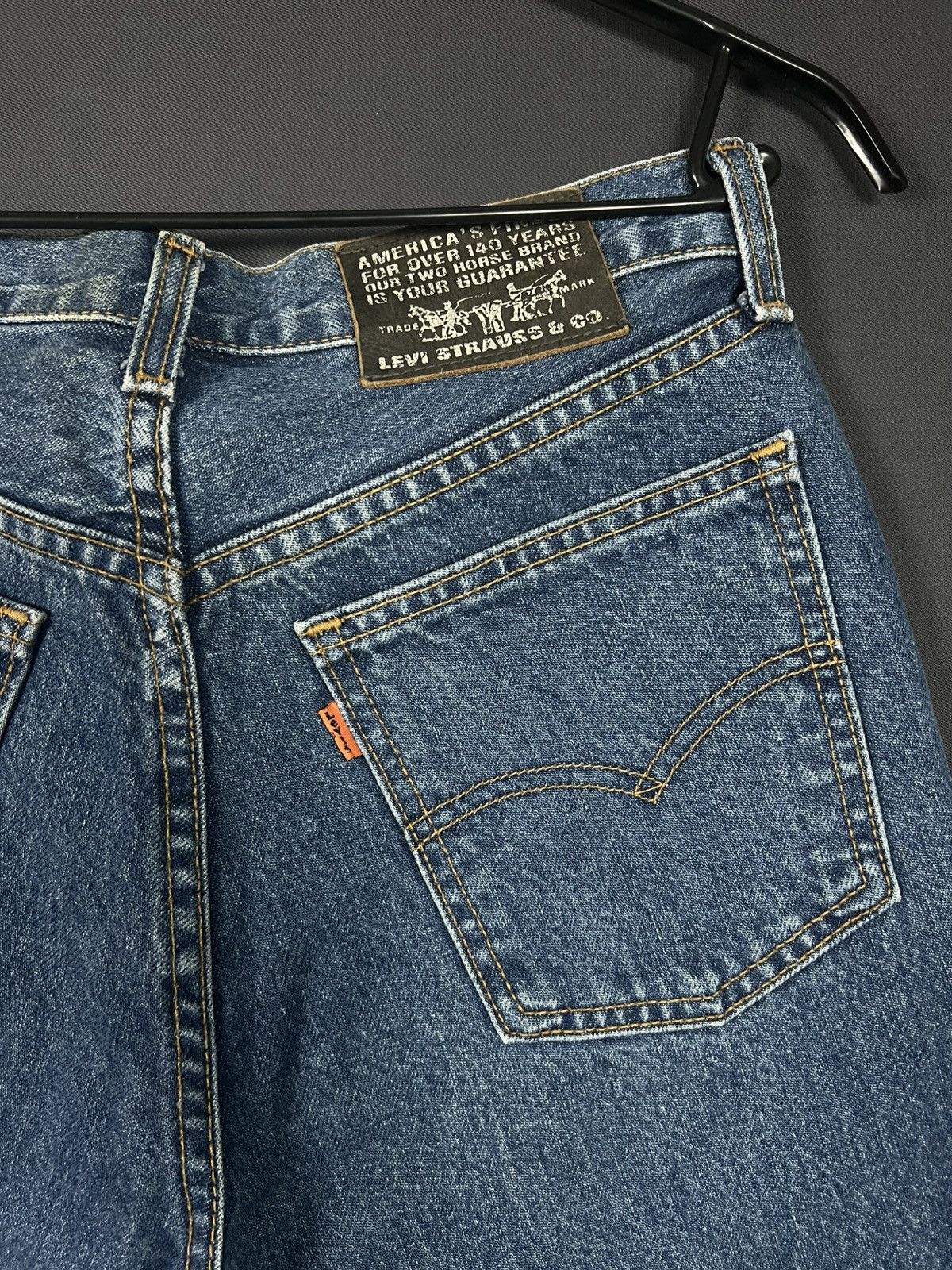 Levi's Vintage Levi’s LVC 881 fit guide red tab men’s jeans Size US 31 - 2 Thumbnail