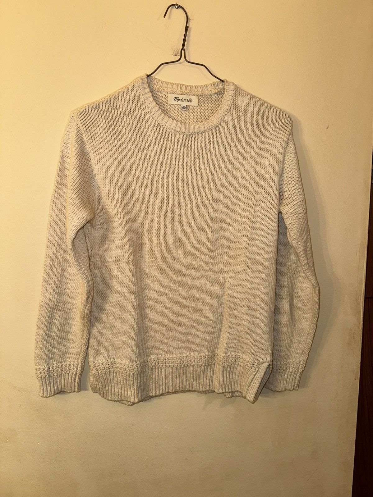 Madewell Madewell Men’s Cotton/Linen Sweater, X-Small Size US XS / EU 42 / 0 - 1 Thumbnail
