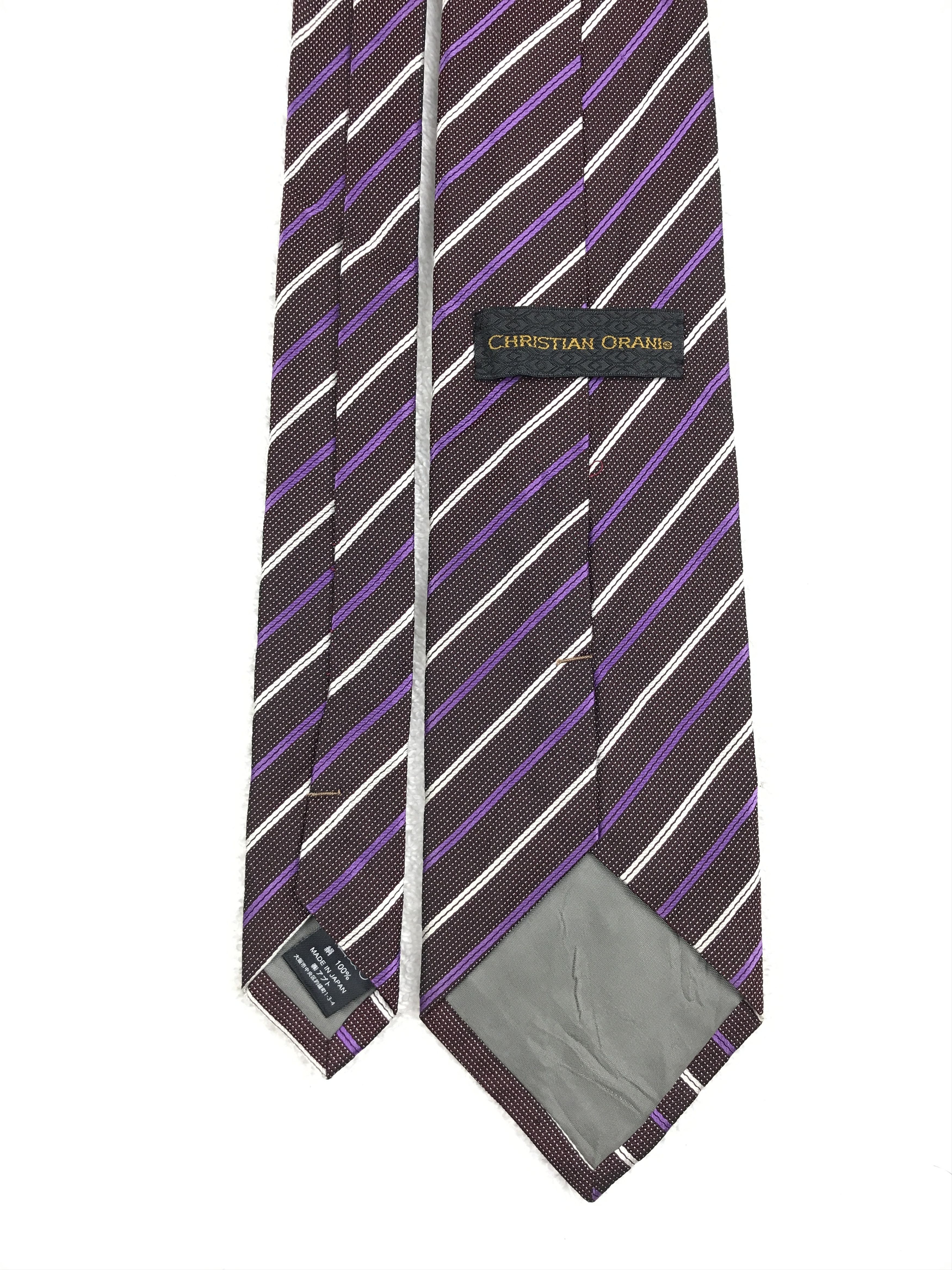 Designer × Vintage Vintage Christian Orani Silk Necktie Size ONE SIZE - 4 Thumbnail