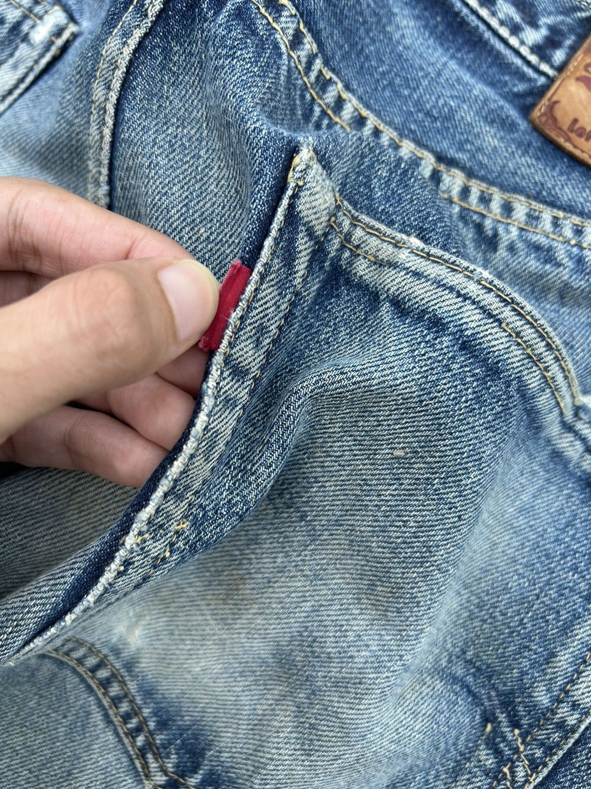 Japanese Brand × Kapital × Vintage Vintage Skull Angel Dust Selvedge Japanese Distressed Denim Size US 32 / EU 48 - 5 Thumbnail