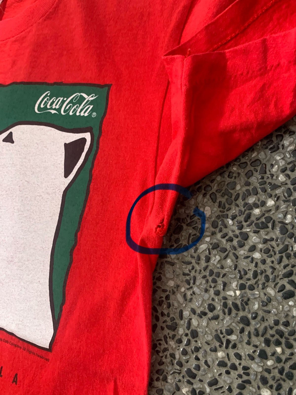 Coca Cola × Vintage Vintage 90s Coke Coca Cola Polar Bear Promo T shirt Size US M / EU 48-50 / 2 - 11 Thumbnail