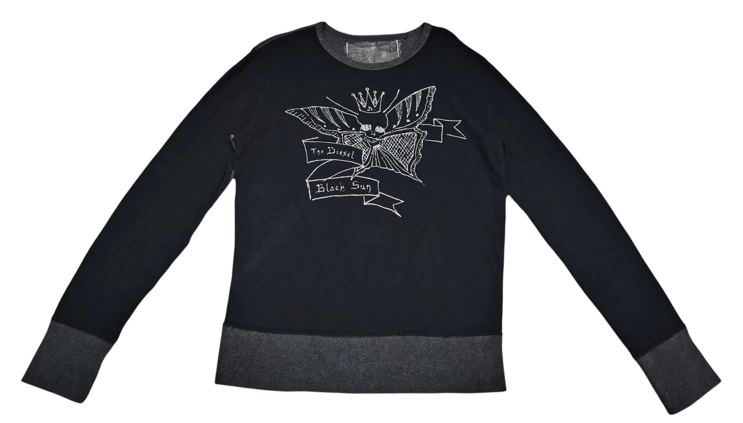 Diesel The Diesel Black Sun Sweatshirt Size US XL / EU 56 / 4 - 1 Thumbnail