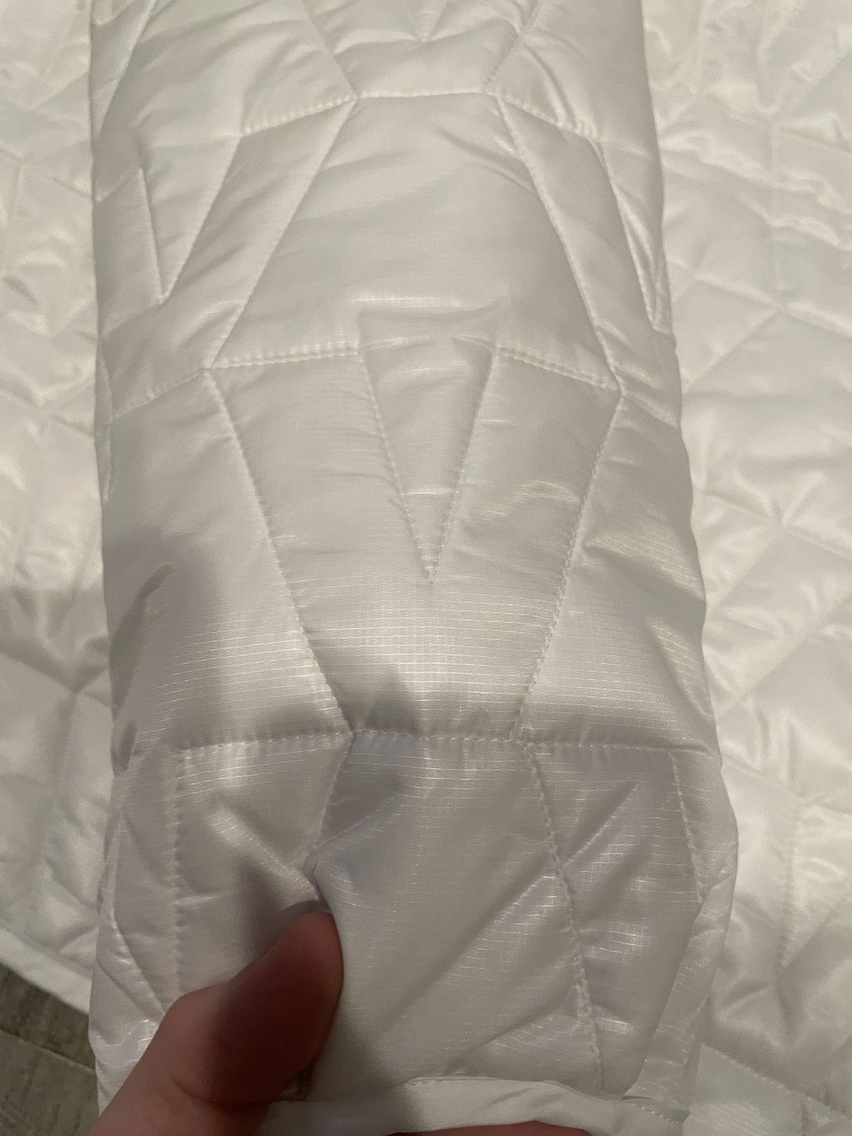 Vlone Vlone white quilted jacket Size US M / EU 48-50 / 2 - 3 Thumbnail