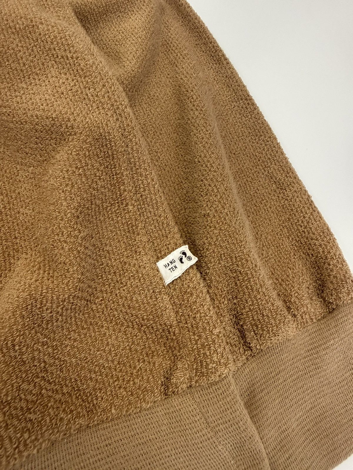 Hang Ten 🔥 80's Hang Ten Surf Brown Roundneck Velour Sweatshirt - L Size US S / EU 44-46 / 1 - 4 Thumbnail