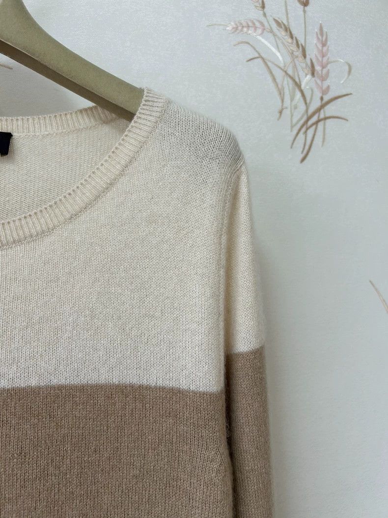 Loro Piana LORO PIANA Patchwork baby cashmere knitted sweater Size M / US 6-8 / IT 42-44 - 4 Thumbnail