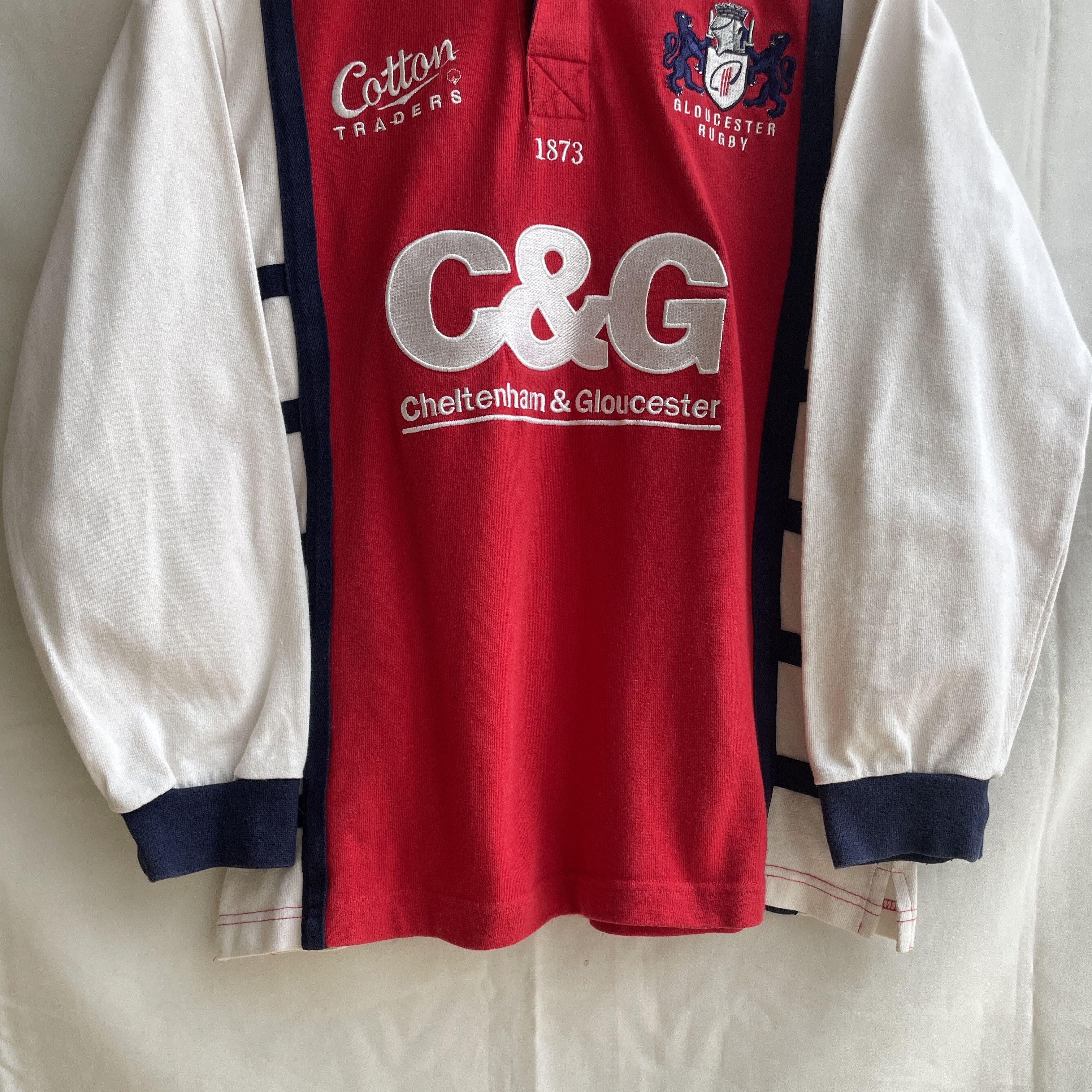 Vintage Gloucester Rugby Cotton Traiders Vintage 2005-07 Rugby Shirt Size US S / EU 44-46 / 1 - 4 Thumbnail