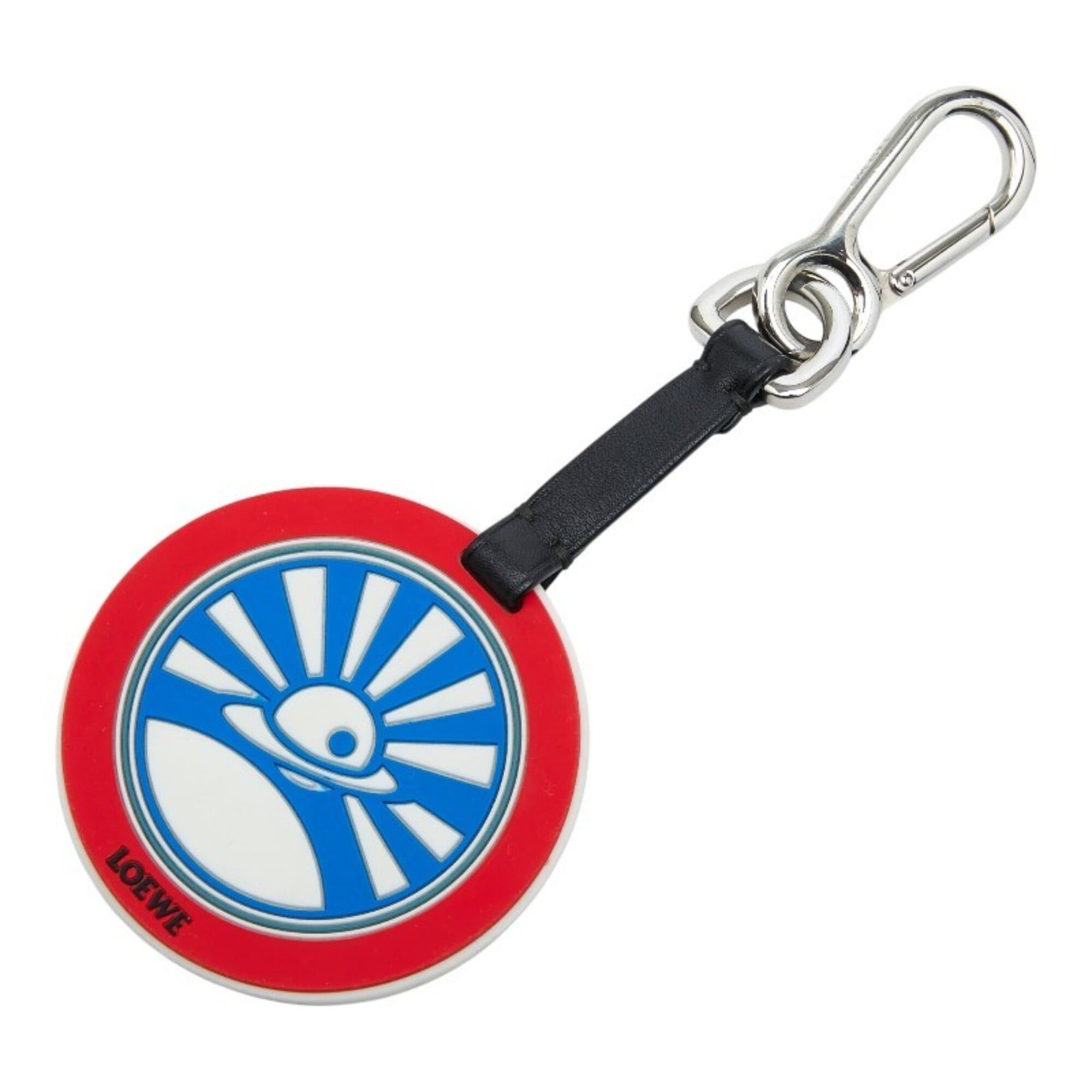 Loewe Loewe Spaceship Keychain Accessory Bag Charm Red Multicolor Rubber Leather Women's LOEWE Size ONE SIZE - 1 Thumbnail