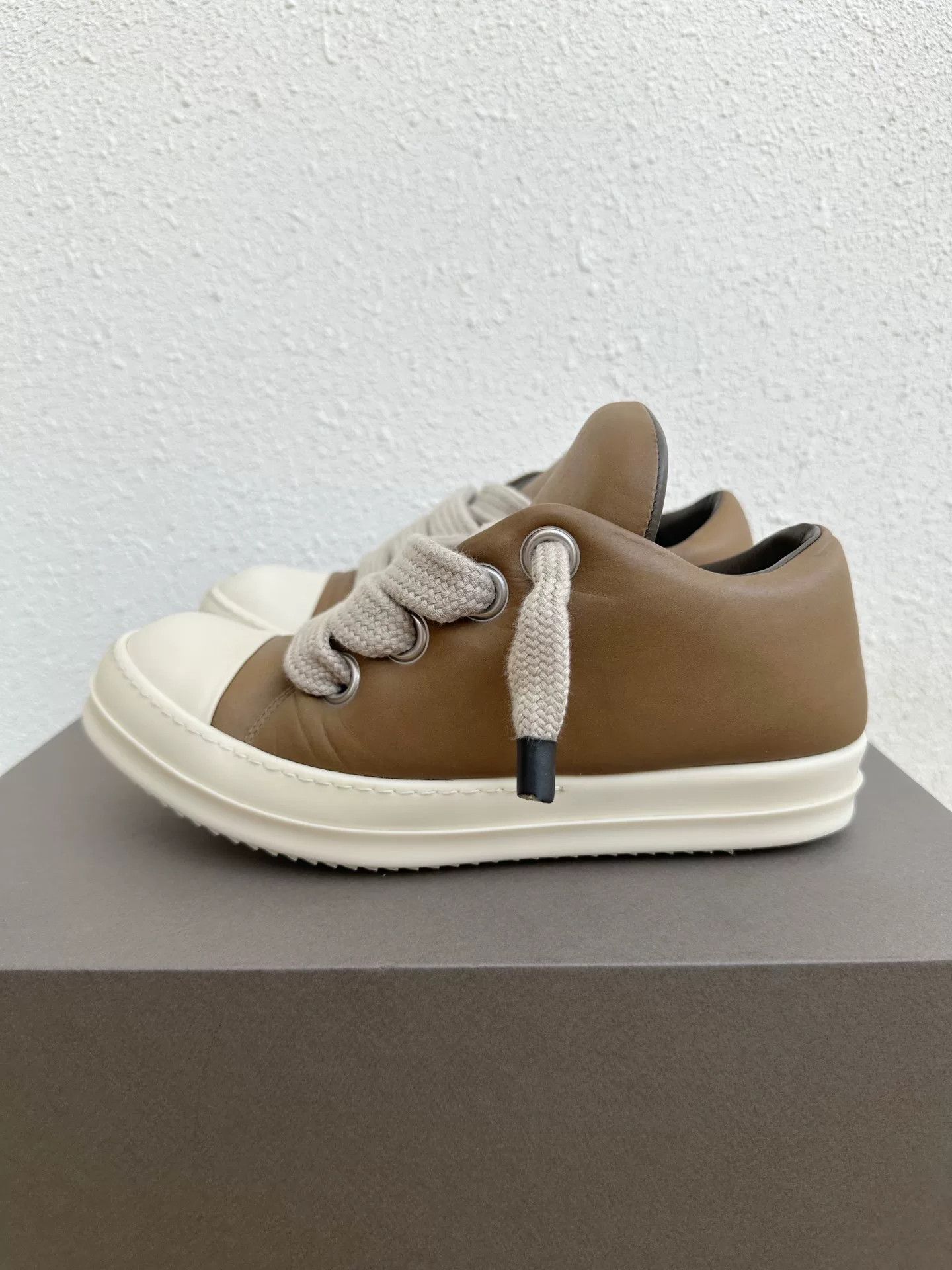 Rick Owens Rick Owens x Converse Brown Sheepskin Shoes Size US 9 / EU 42 - 1 Thumbnail