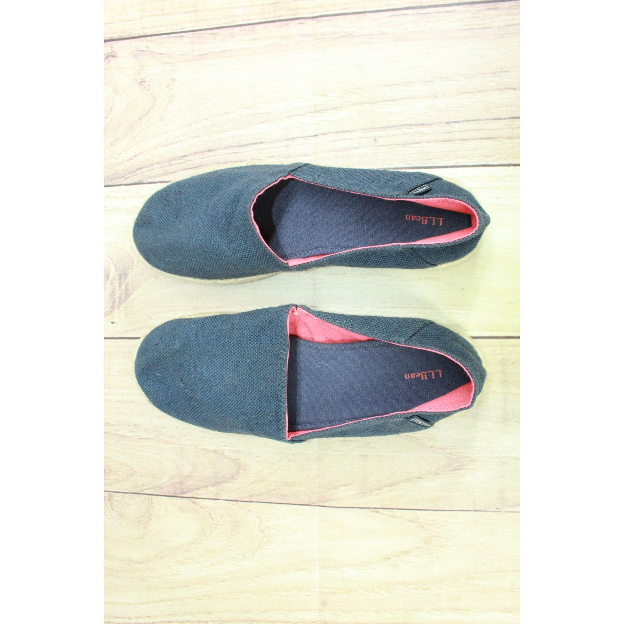 L.L. Bean LL Bean Women’s Blue Canvas Espadrille Flats Size 9 Size US 9 / IT 39 - 7 Thumbnail
