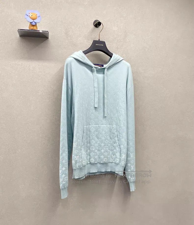 Louis Vuitton Louis Vuitton Blue Hoodie Size US M / EU 48-50 / 2 - 3 Thumbnail