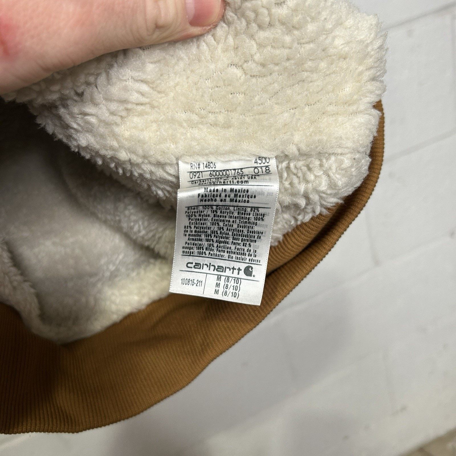 Carhartt Carhartt Sherpa-Lined Wildwood Jacket “Brown” 100815-211 Size M / US 6-8 / IT 42-44 - 12 Thumbnail