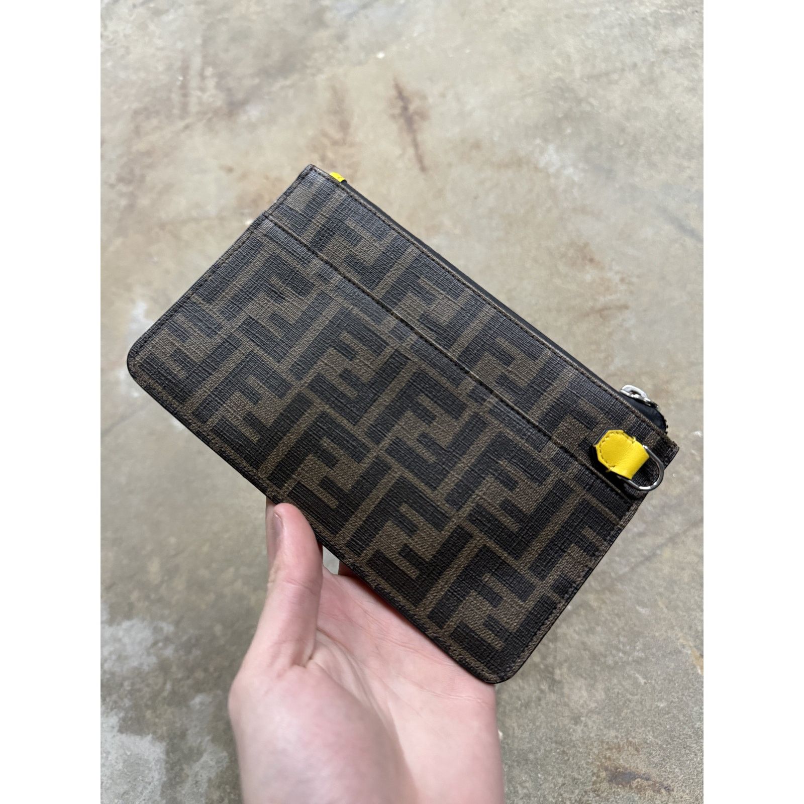 Fendi Fendi Wallet Brown All Over Yellow Used OS Size ONE SIZE - 2 Thumbnail