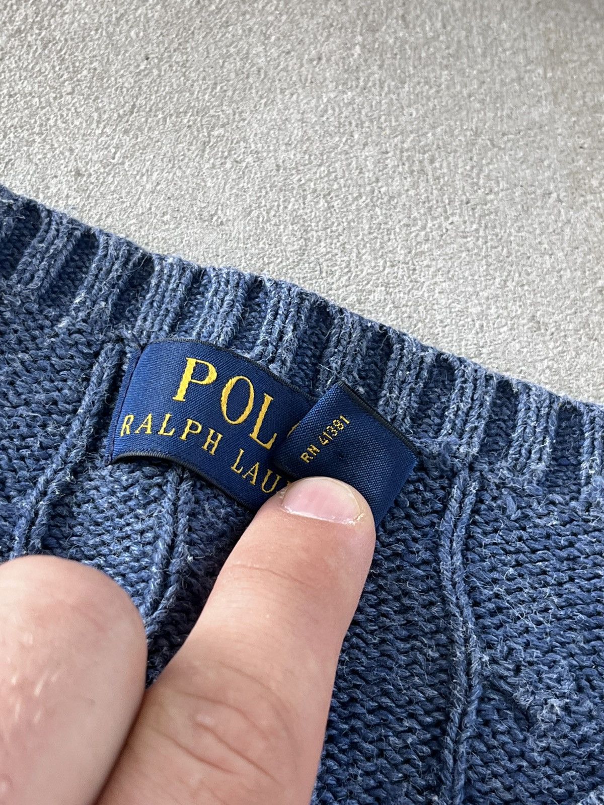 Polo Ralph Lauren Vintage Ralph Lauren Silk Knit Sweater Blue Small Logo Y2K Size US XL / EU 56 / 4 - 11 Thumbnail