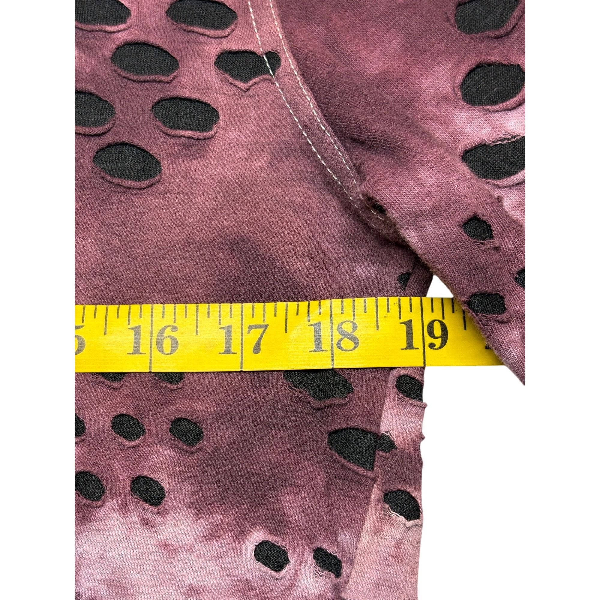 Hudson Outerwear Hudson Outerwear Womans Tie-Dye Distressed Long-Sleeve Shir Size M / US 6-8 / IT 42-44 - 4 Thumbnail