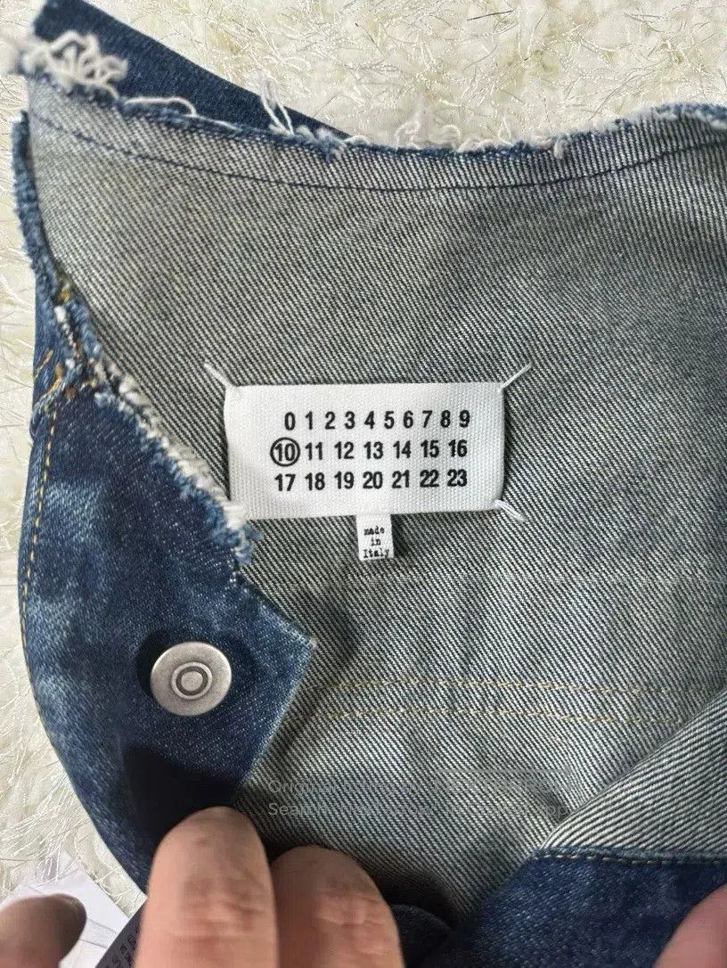 Maison Margiela maison margiela collarless denim jacket. Size US L / EU 52-54 / 3 - 3 Thumbnail