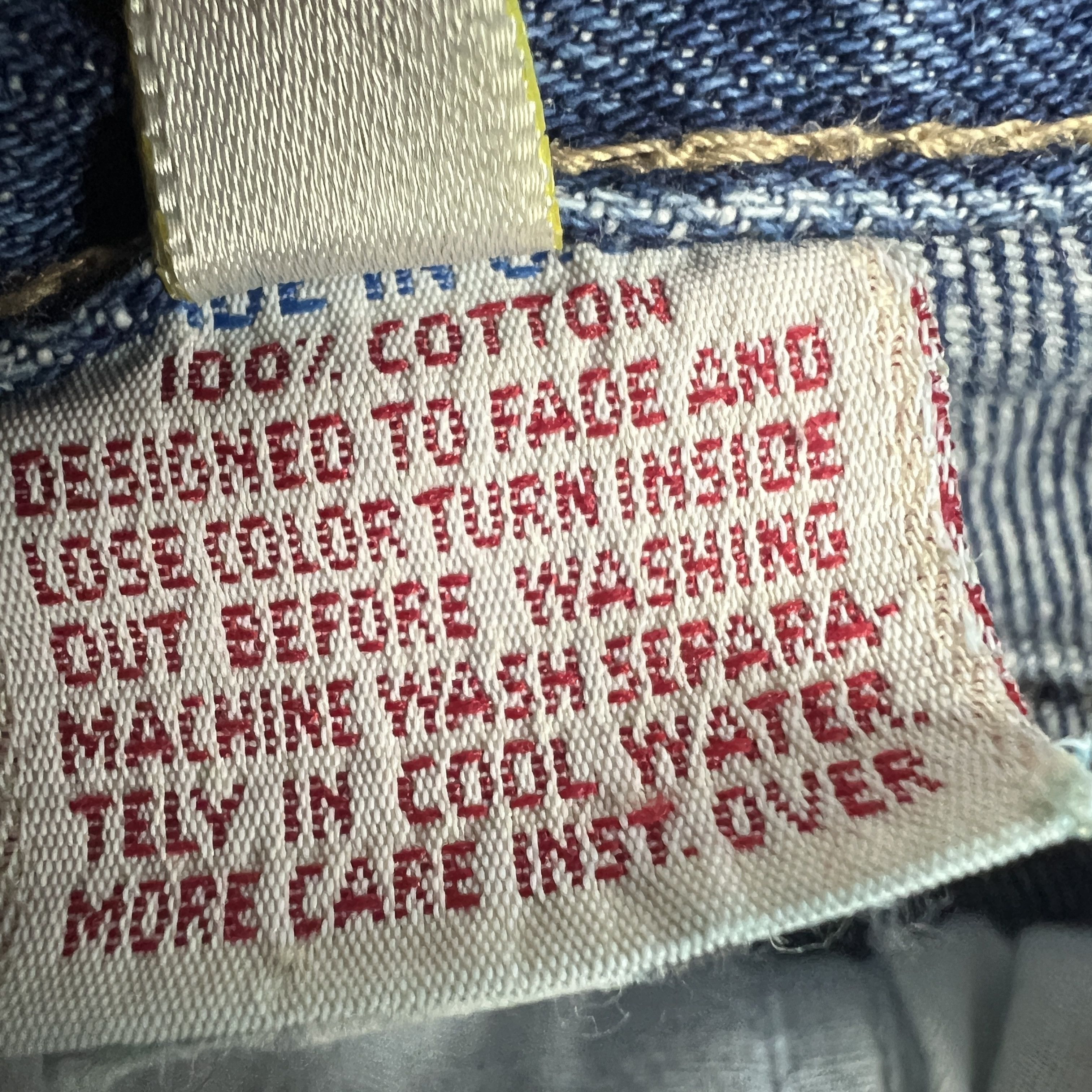 Calvin Klein VTG 80s Calvin Klein Jeans High Rise Straight Blue Denim Size 28" / US 6 / IT 42 - 12 Thumbnail