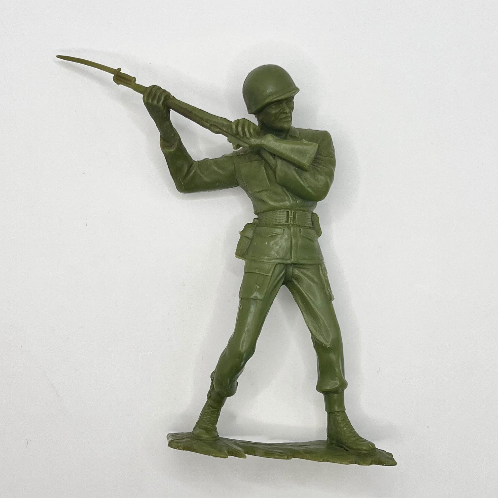 Vintage Tall Vintage Soviet Army Green Plastic Toy Soldier For Kids Size ONE SIZE - 2 Thumbnail